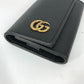 GUCCI 435305 GG Marmont 6-Key Leather Key Case with Key Ring, Women's, Black