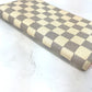 LOUIS VUITTON N63503 Damier Azur Zippy Wallet, Long Wallet with Round Zipper, Damier Azur Canvas, Women's, Rose Ballerine, White