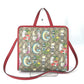 GUCCI 612992 GG Yuko Higuchi Children's Cat 2-Way Shoulder Bag/Crossbody Bag/Handbag in GG Supreme Canvas, Beige