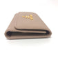 PRADA 1PG004 Logo 4-Ring Key Case in Saffiano Leather, Pink
