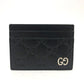 GUCCI 473927 シマ カードケース レザー メンズ ブラック
