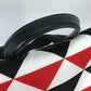 PRADA トライアングルロゴ 三角ロゴ プレート シニョ―プリント バックパック カバン リュックサック ナイロン メンズ レッド
