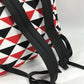 PRADA トライアングルロゴ 三角ロゴ プレート シニョ―プリント バックパック カバン リュックサック ナイロン メンズ レッド