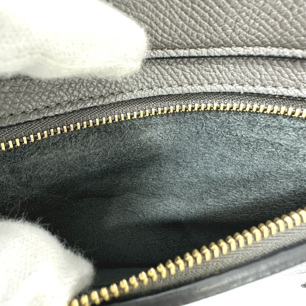 CELINE 189153 ロゴ ベルトバッグ マイクロ 2WAY ショルダーバッグ カバン ハンドバッグ レザー レディース グレー