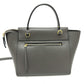 CELINE 189153 ロゴ ベルトバッグ マイクロ 2WAY ショルダーバッグ カバン ハンドバッグ レザー レディース グレー