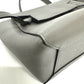 CELINE 189153 ロゴ ベルトバッグ マイクロ 2WAY ショルダーバッグ カバン ハンドバッグ レザー レディース グレー