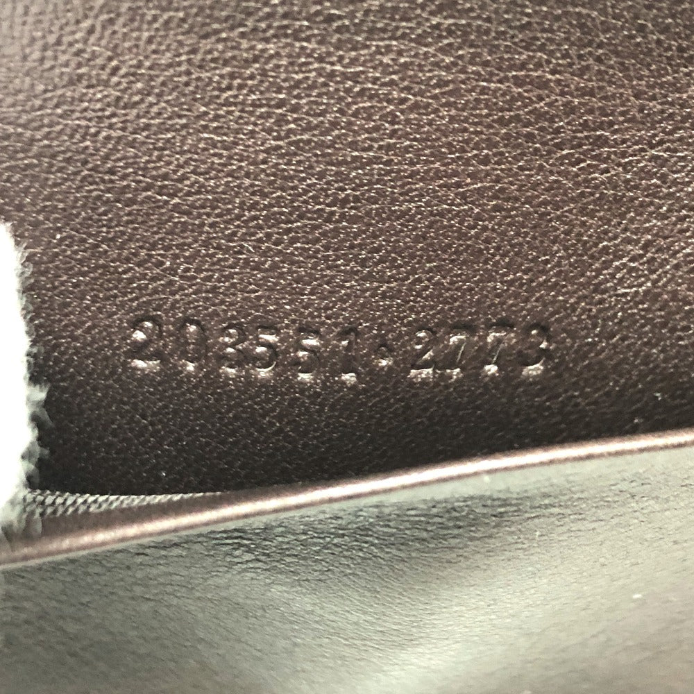 GUCCI 203551 GG ハートプレート 6連 キーケース レザー レディース ブラウン