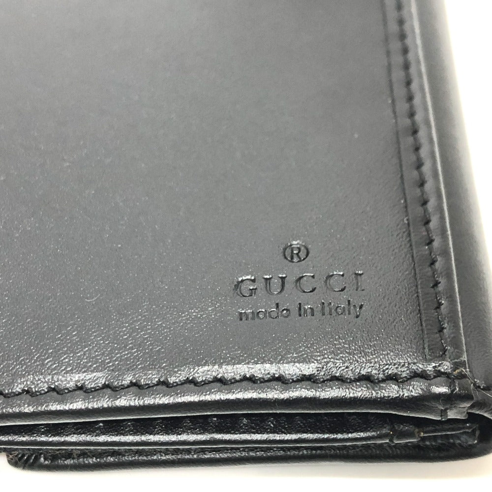 GUCCI 035.2184 GG Jackie Long Wallet, Bifold Wallet, GG Canvas, Women's, Black