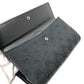 GUCCI 035.2184 GG Jackie Long Wallet, Bifold Wallet, GG Canvas, Women's, Black