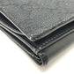 GUCCI 035.2184 GG Jackie Long Wallet, Bifold Wallet, GG Canvas, Women's, Black