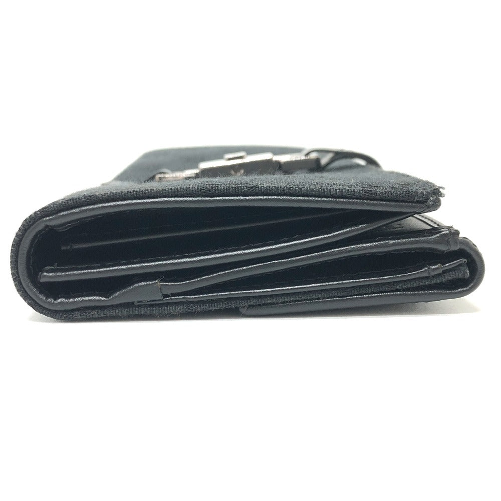 GUCCI 035.2184 GG Jackie Long Wallet, Bifold Wallet, GG Canvas, Women's, Black