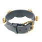 GUCCI Tiger Head Accessory Bracelet Leather Men's Black