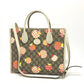 GUCCI 659983 GG Repomme 2-Way Handbag in GG Supreme Canvas, Beige