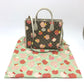 GUCCI 659983 GG Repomme 2-Way Handbag in GG Supreme Canvas, Beige