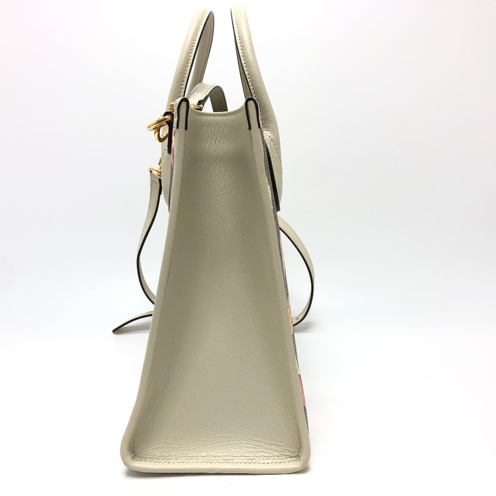GUCCI 659983 GG Repomme 2-Way Handbag in GG Supreme Canvas, Beige