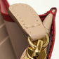 Salvatore Ferragamo Gancini Bifold Wallet, Leather, Women's, Red