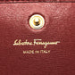 Salvatore Ferragamo Gancini Bifold Wallet, Leather, Women's, Red