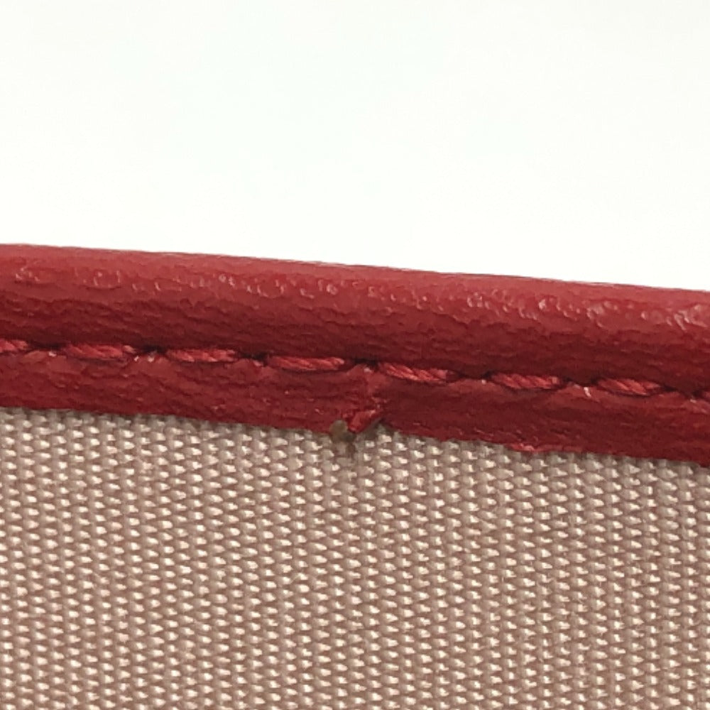 Salvatore Ferragamo Gancini Bifold Wallet, Leather, Women's, Red