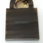 HERMES アミュレット パドロックGM アクセサリー ネックレス GP レディース ブラウン