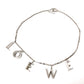 LOEWE Icon Logo Chain Necklace in SV925 Silver for Women