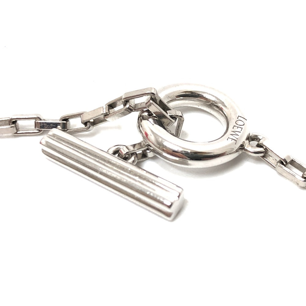 LOEWE Icon Logo Chain Necklace in SV925 Silver for Women