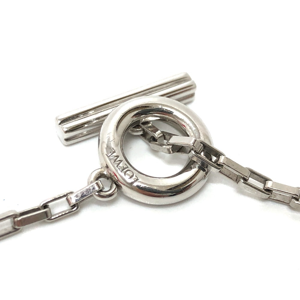 LOEWE Icon Logo Chain Necklace in SV925 Silver for Women