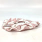 PRADA 1IF015 Triangle Logo Plate Hair Tie, Silk Scrunchie, Women's, Pink
