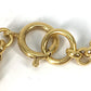 CHANEL Vintage Heart CC Coco Mark Chain Accessory 95P Necklace GP Women's Gold
