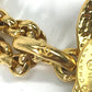 CHANEL Vintage Heart CC Coco Mark Chain Accessory 95P Necklace GP Women's Gold