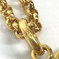 CHANEL Vintage Heart CC Coco Mark Chain Accessory 95P Necklace GP Women's Gold