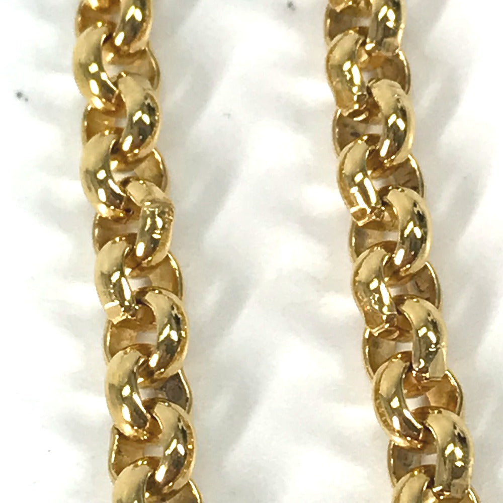 CHANEL Vintage Heart CC Coco Mark Chain Accessory 95P Necklace GP Women's Gold