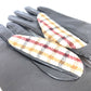 GUCCI 603635 Check Horsebit Gloves, Wool/Cashmere, Women's, Brown