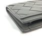BOTTEGA VENETA 605720 Bifold Intrecciato Leather Pass Case/Business Card Case for Men, Gray