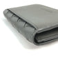 BOTTEGA VENETA 605720 Bifold Intrecciato Leather Pass Case/Business Card Case for Men, Gray