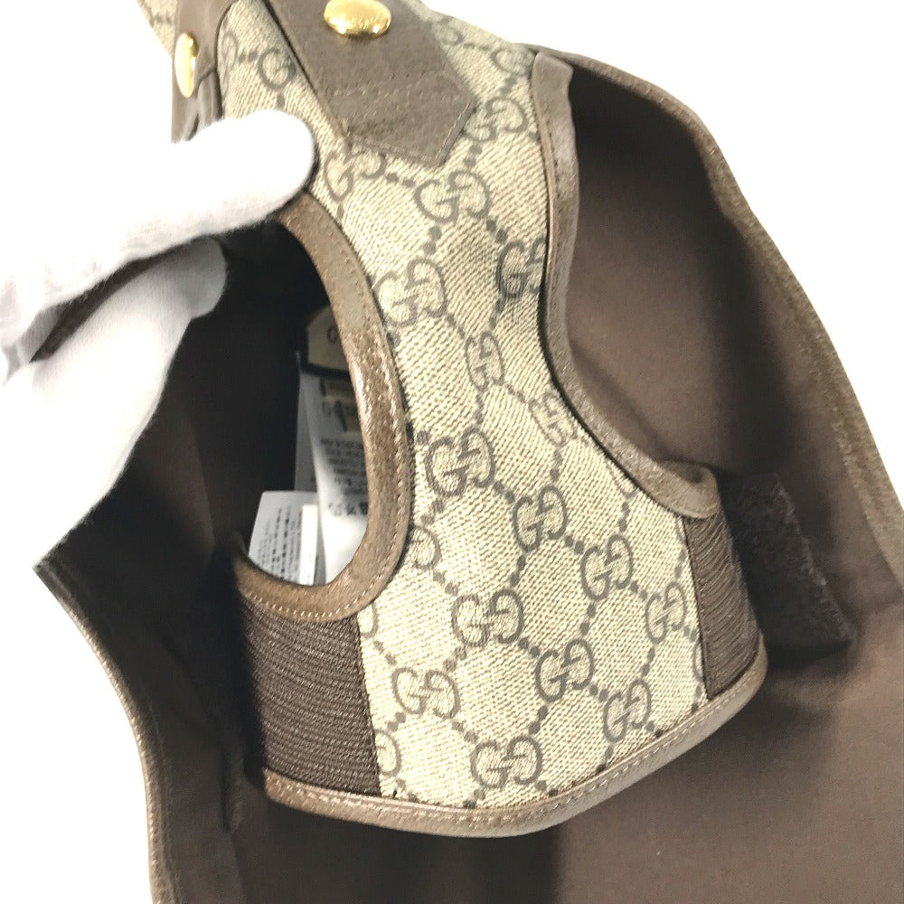 GUCCI 695719 GG Supreme Pet Coat, Dog Wear, Dog Tops, Unisex, Brown and Beige, GG Supreme Canvas