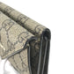 GUCCI 681704 BALENCIAGA Paper Mini Wallet, The Hacker Project Trifold Wallet, GG Supreme Canvas, Unisex, Beige