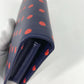 GUCCI 621892 ホースビット 1955 ドット 水玉 チェーンウォレット ショルダーバッグ 斜め掛け 長財布 レザー レディース ネイビー×レッド