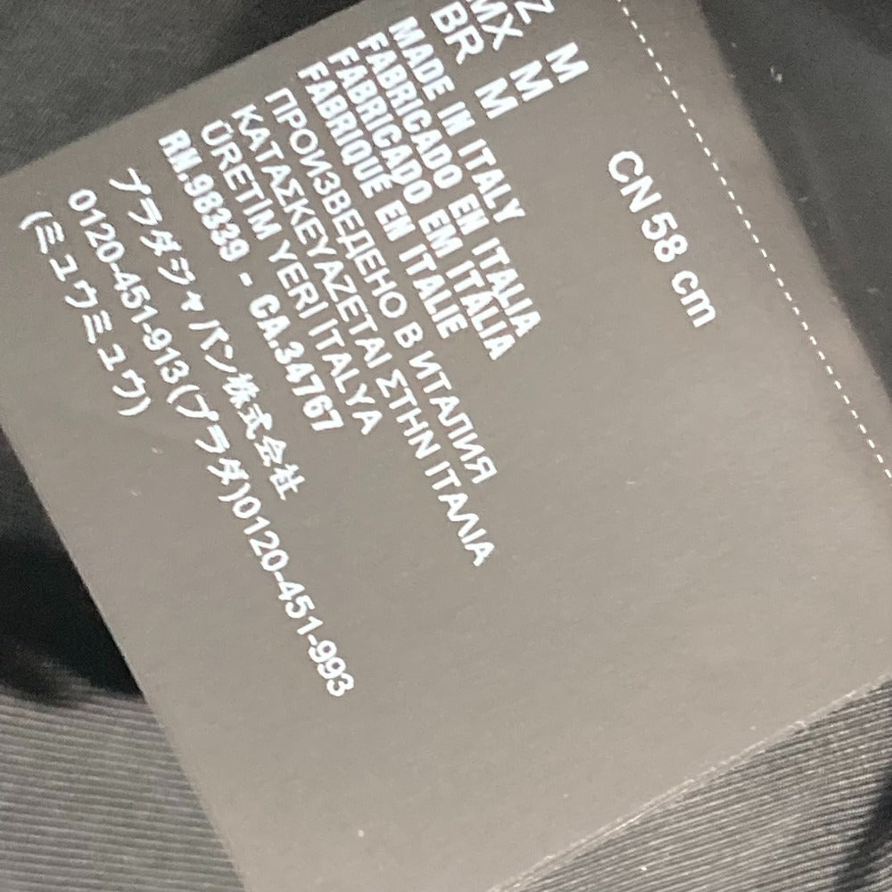 MIUMIU 5HC196 デニム ロゴ ハット帽 帽子 バケットハット ボブハット ハット コットン レディース ブルー