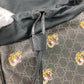 GUCCI 696013 インターロッキングG ミディアム バックパック タイガー トラ 虎 カバン リュックサック GGスプリームキャンバス メンズ ブラック