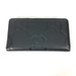 GUCCI 739482 ジャンボ GG ジップウォレット ラウンドファスナー 長財布 レザー メンズ ブラック