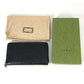 GUCCI 739482 ジャンボ GG ジップウォレット ラウンドファスナー 長財布 レザー メンズ ブラック
