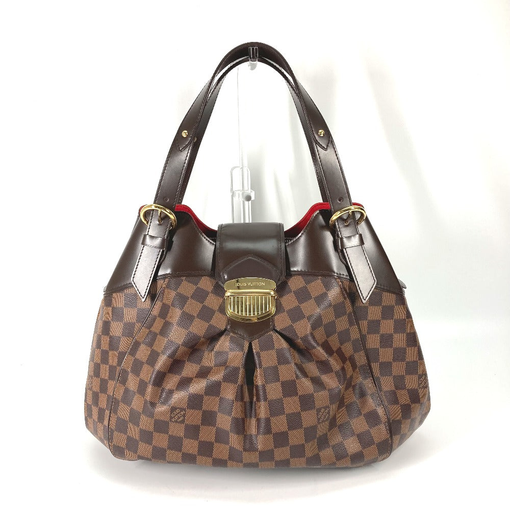LOUIS VUITTON N41540 ダミエ システィナ GM トートバッグ カバン ショルダーバッグ ダミエキャンバス レディース エベヌ ブラウン