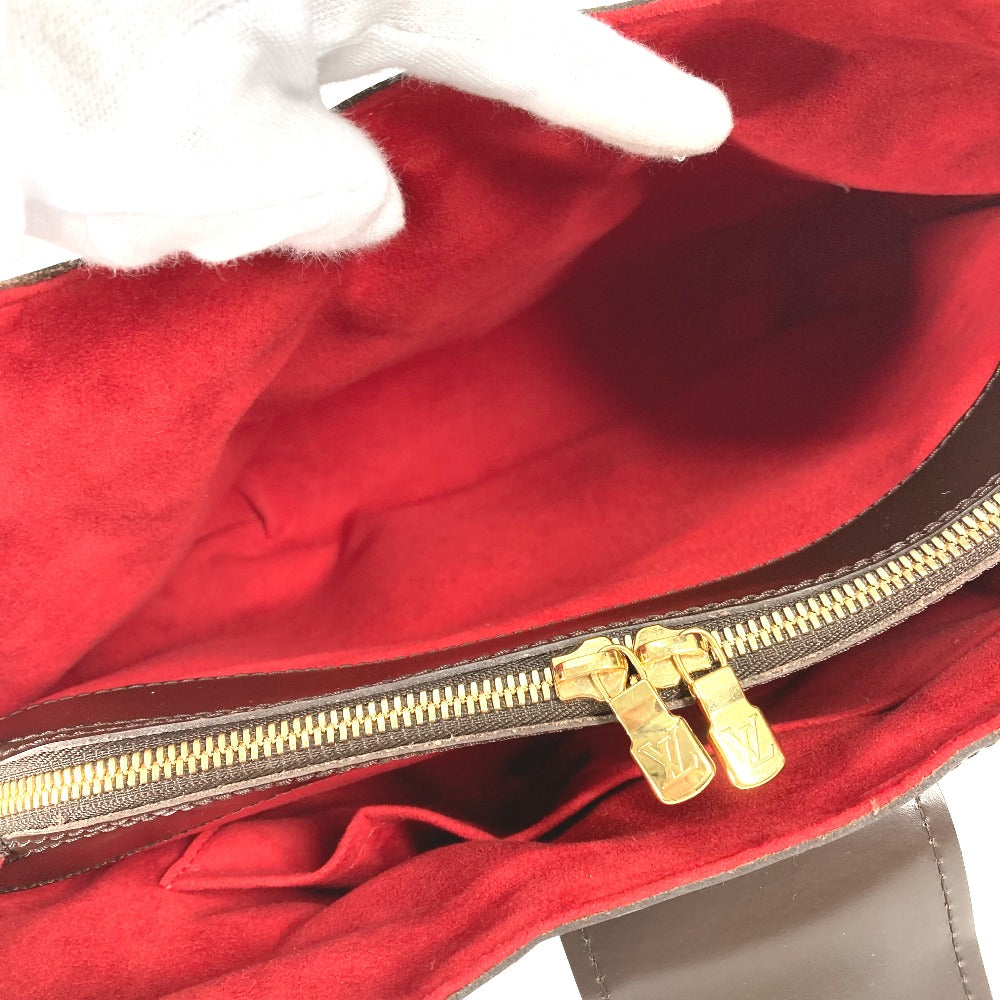 LOUIS VUITTON N41540 ダミエ システィナ GM トートバッグ カバン ショルダーバッグ ダミエキャンバス レディース エベヌ ブラウン