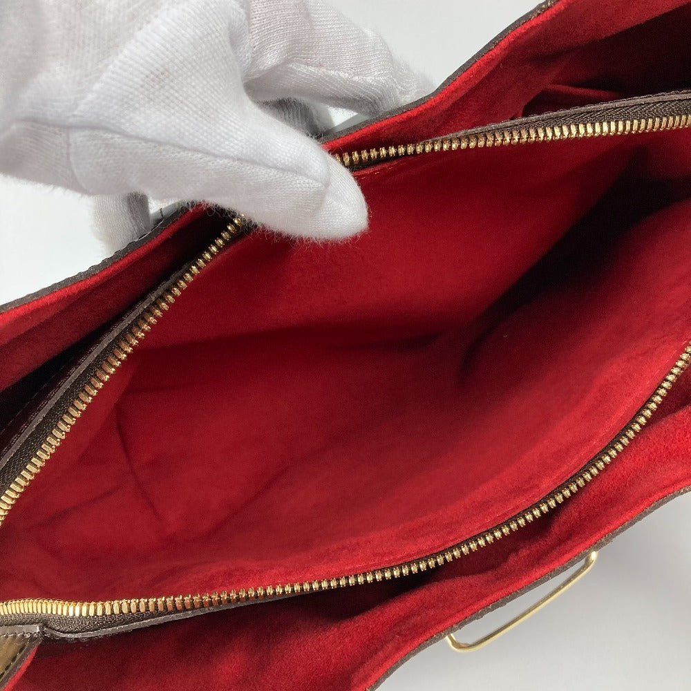 LOUIS VUITTON N41540 ダミエ システィナ GM トートバッグ カバン ショルダーバッグ ダミエキャンバス レディース エベヌ ブラウン