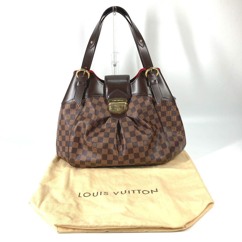 LOUIS VUITTON N41540 ダミエ システィナ GM トートバッグ カバン ショルダーバッグ ダミエキャンバス レディース エベヌ ブラウン