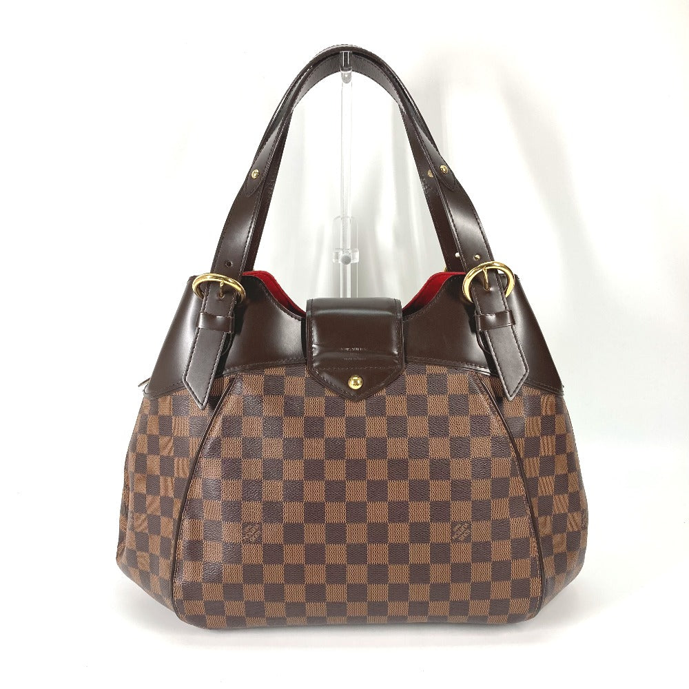 LOUIS VUITTON N41540 ダミエ システィナ GM トートバッグ カバン ショルダーバッグ ダミエキャンバス レディース エベヌ ブラウン