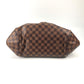 LOUIS VUITTON N41540 ダミエ システィナ GM トートバッグ カバン ショルダーバッグ ダミエキャンバス レディース エベヌ ブラウン