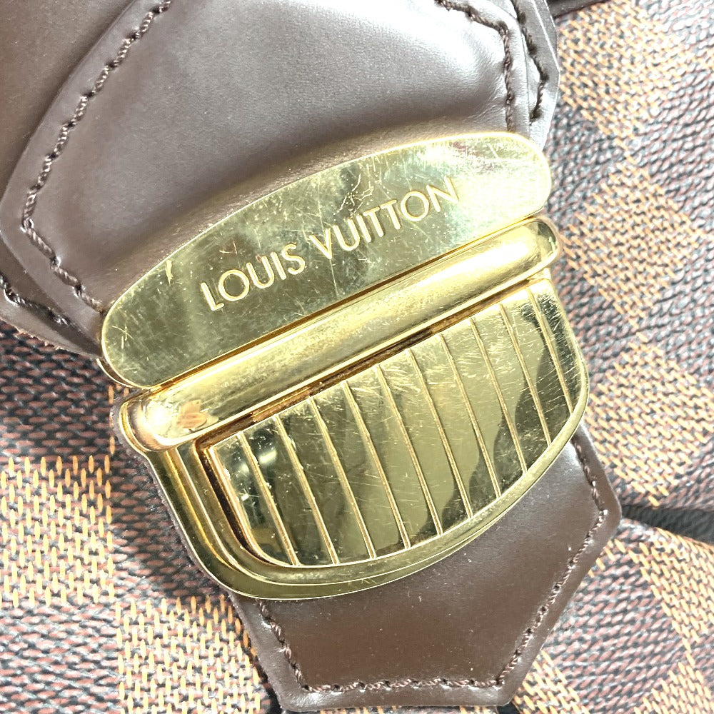 LOUIS VUITTON N41540 ダミエ システィナ GM トートバッグ カバン ショルダーバッグ ダミエキャンバス レディース エベヌ ブラウン