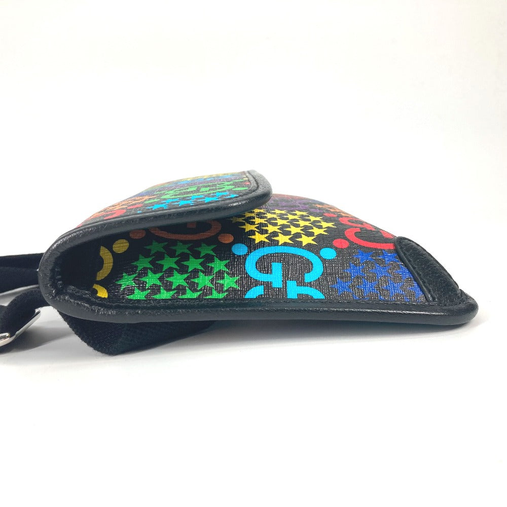 GUCCI 598113 GGスプリーム サイケデリック ベルトバッグ カバン クロス ショルダーバッグ ボディバッグ レザー メンズ マルチカラー