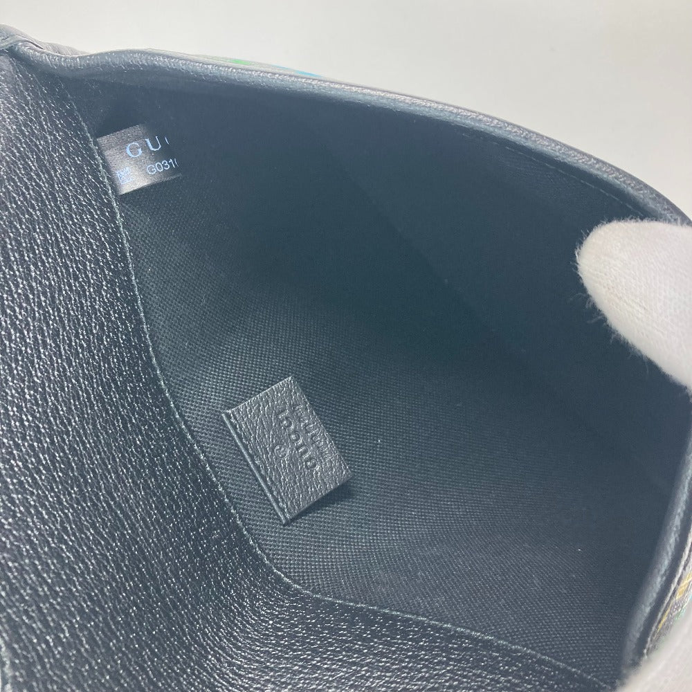 GUCCI 598113 GGスプリーム サイケデリック ベルトバッグ カバン クロス ショルダーバッグ ボディバッグ レザー メンズ マルチカラー